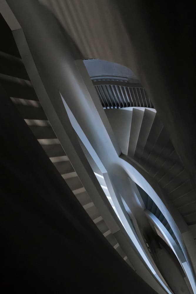 Modern Spiral Staircase by Greetje van Son — canvas wall art
