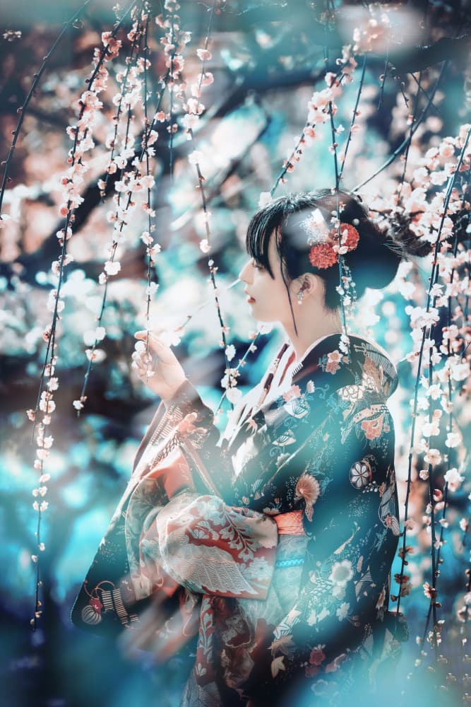 Blossom Whisper by KOIKI — canvas wall art