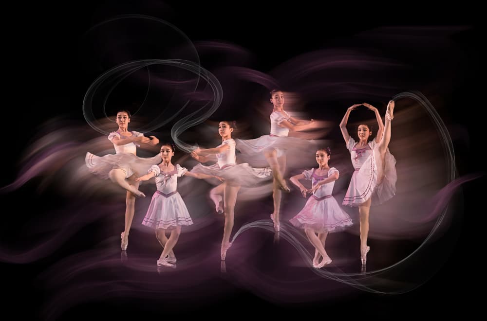 Ethereal Ballet Motion by Lydia Jacobs — canvas wall art