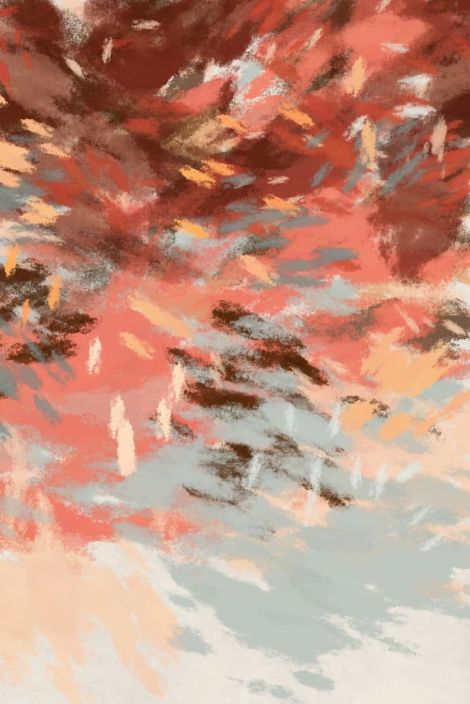 Abstract Color Blend by Simona Gocan — canvas wall art