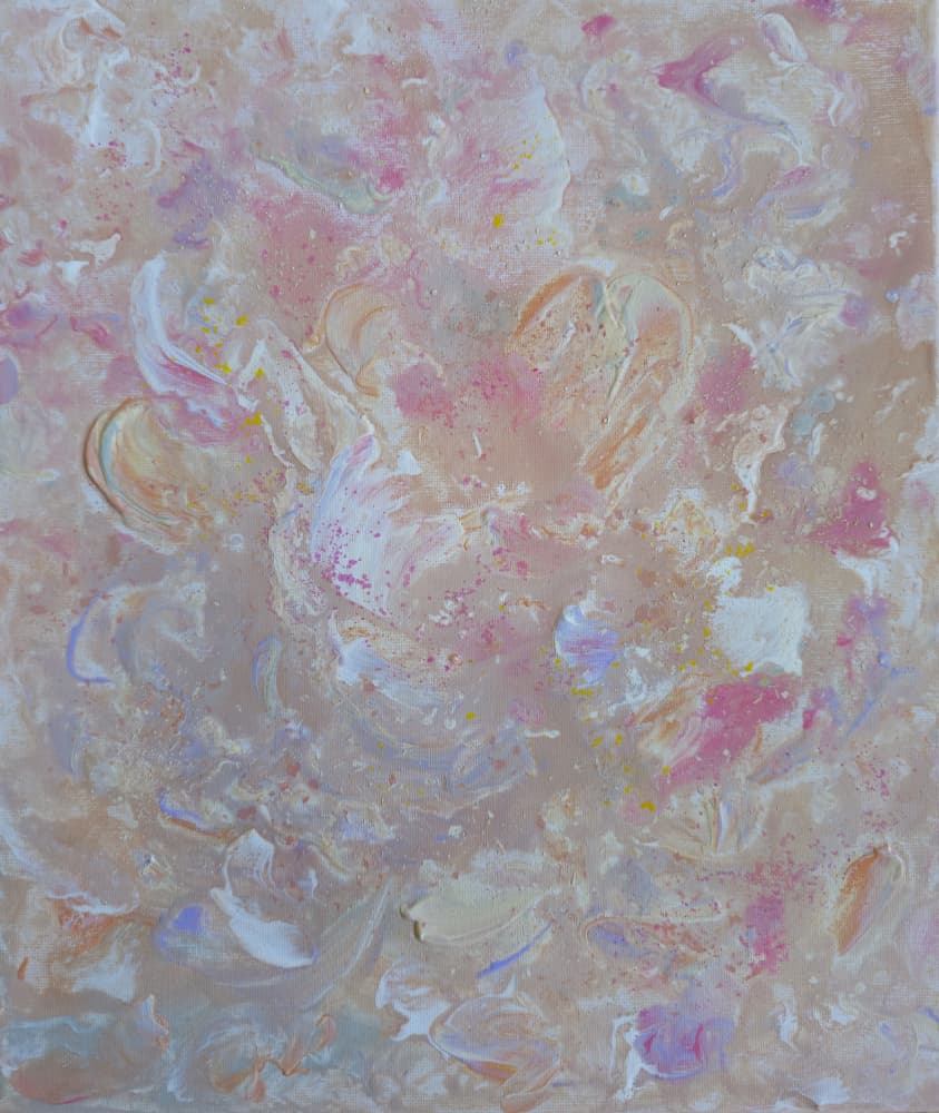 Ethereal Pink Flow by Anastasiya Devochkina — canvas wall art