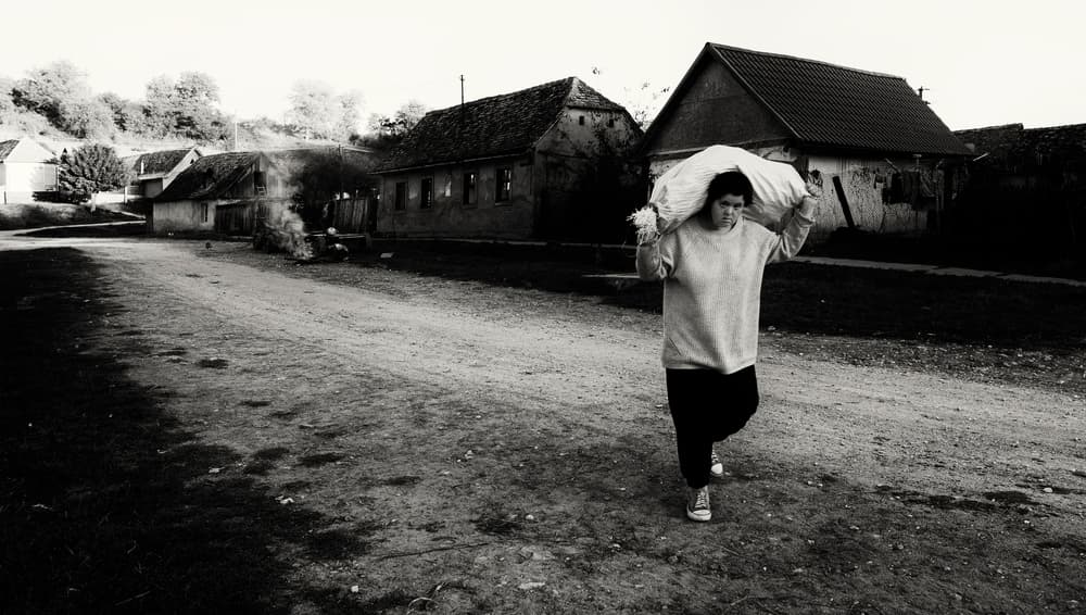 Rural Woman's Burden by Julien Oncete — canvas wall art