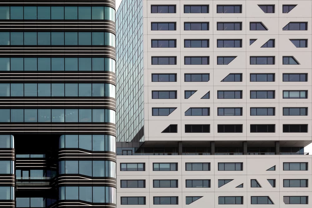 Modern City Facades by Theo Luycx — canvas wall art