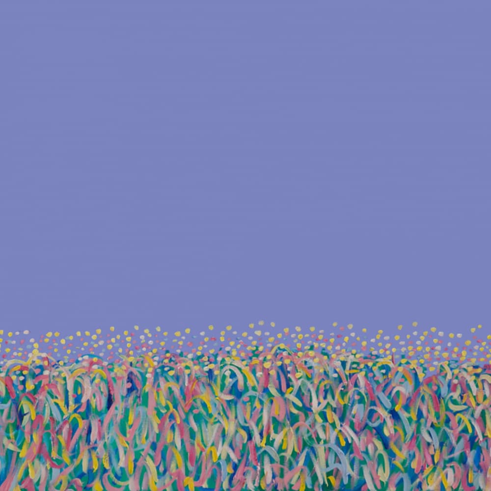 Colorful Field Lavender Sky by Helen Joynson — canvas wall art