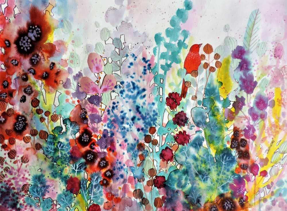 Avoir Tous Les Courages by Sylvie Demers — canvas wall art