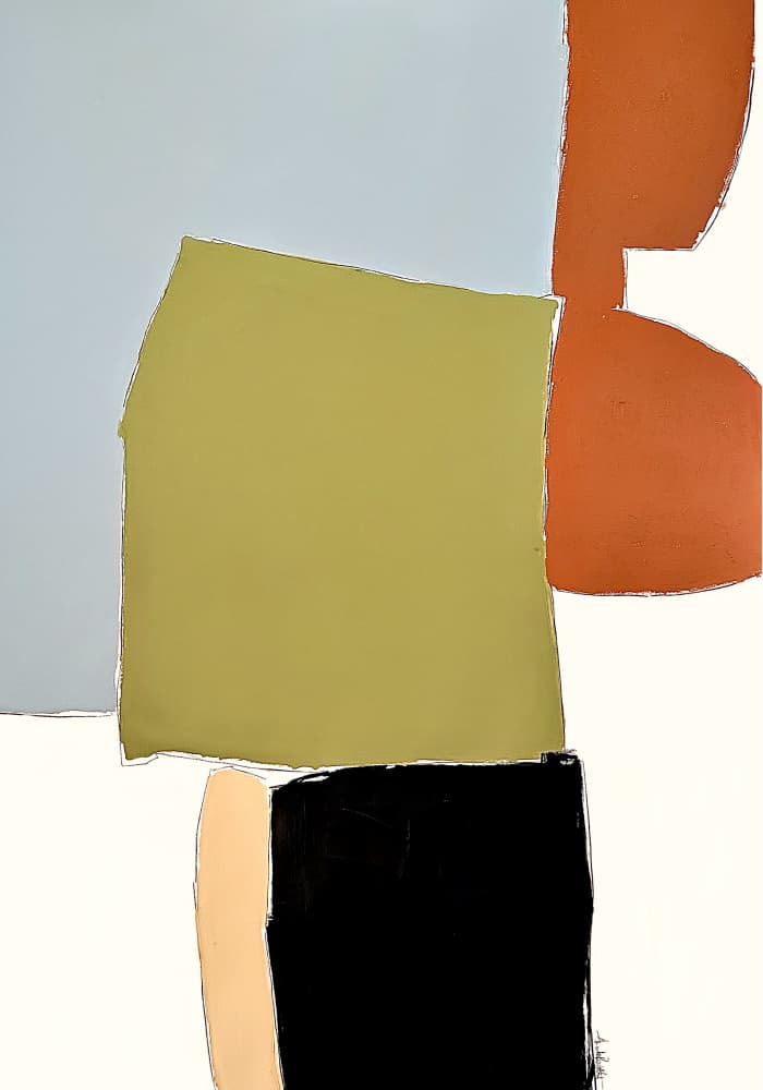 Muted Abstract Forms by Andrea Reichhart — canvas wall art