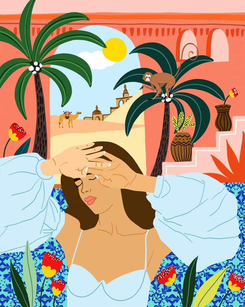 Sun-Kissed Desert Dream by Uma Gokhale — canvas wall art