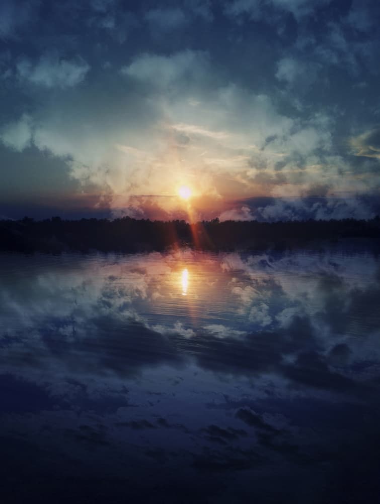 Misty Sunrise Reflection by Angelo Cerantola — canvas wall art