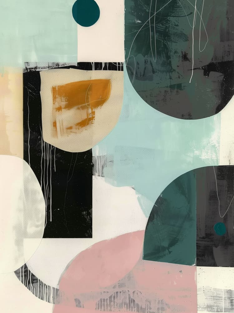 Modern Abstract Shapes by City Art — canvas wall art