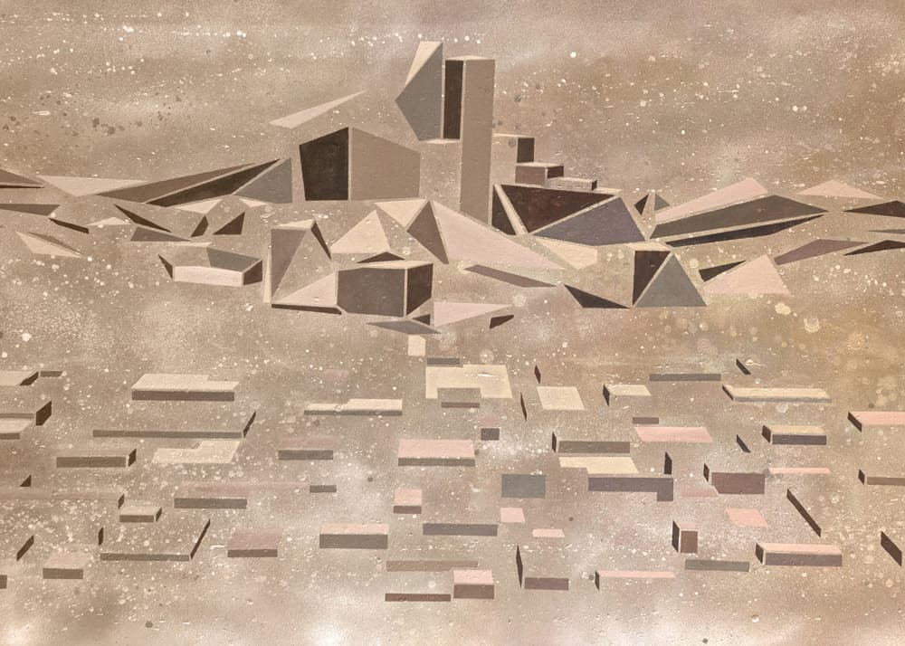 Enuma Elish 1, The Babylonian Myth of Creation by Alex Colard — canvas wall art