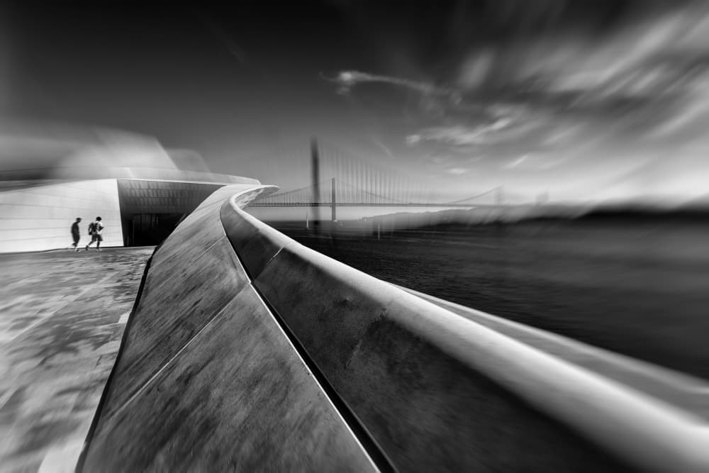 Dynamic Bridge View by Jurij Bizjak — canvas wall art