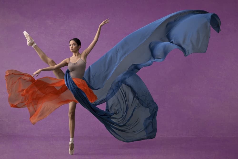 Elegant Ballerina Flow by Ajar Setiadi — canvas wall art