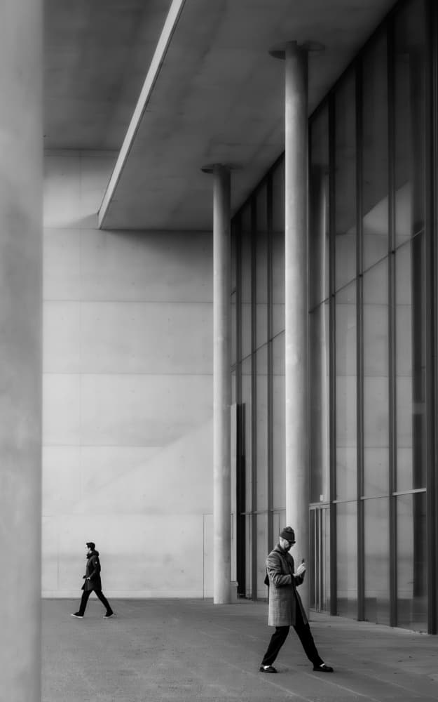 Modern Urban Passage by Andy Dauer — canvas wall art