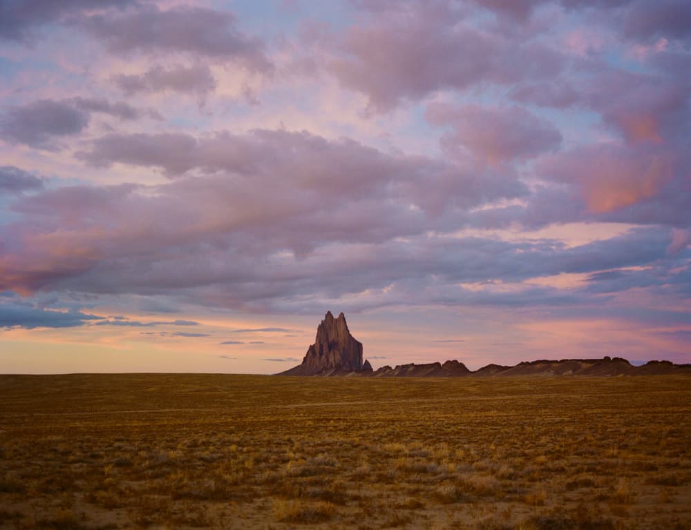 Majestic Shiprock Sunset by Bethany Young — canvas wall art