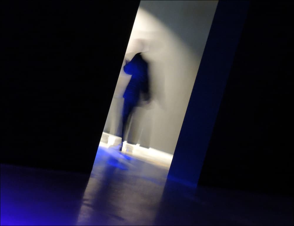 Mysterious Blue Motion by Huib Limberg — canvas wall art
