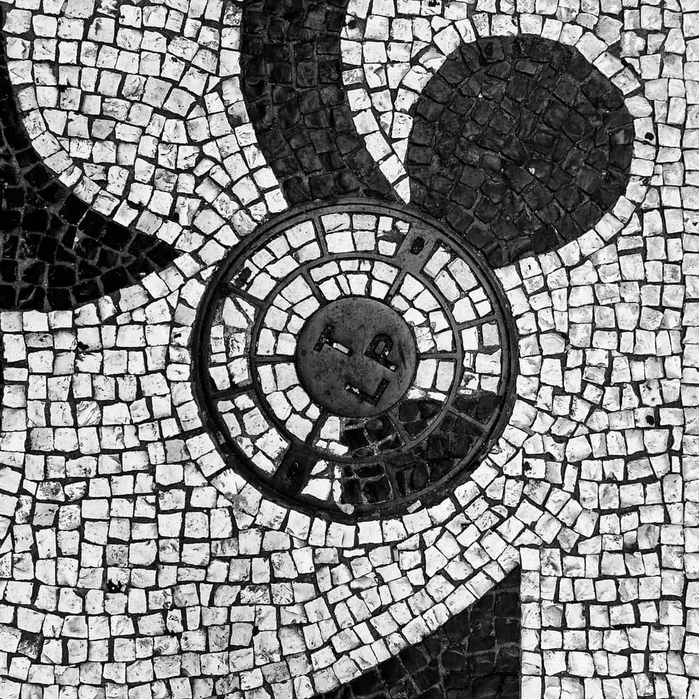 Mosaic Manhole Pattern by Filipe P Neto — canvas wall art
