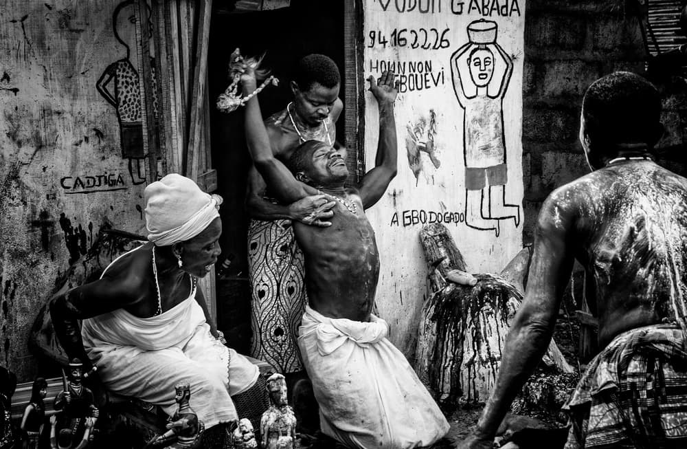 Sacred Vodou Ceremony by Joxe Inazio Kuesta Garmendia — canvas wall art