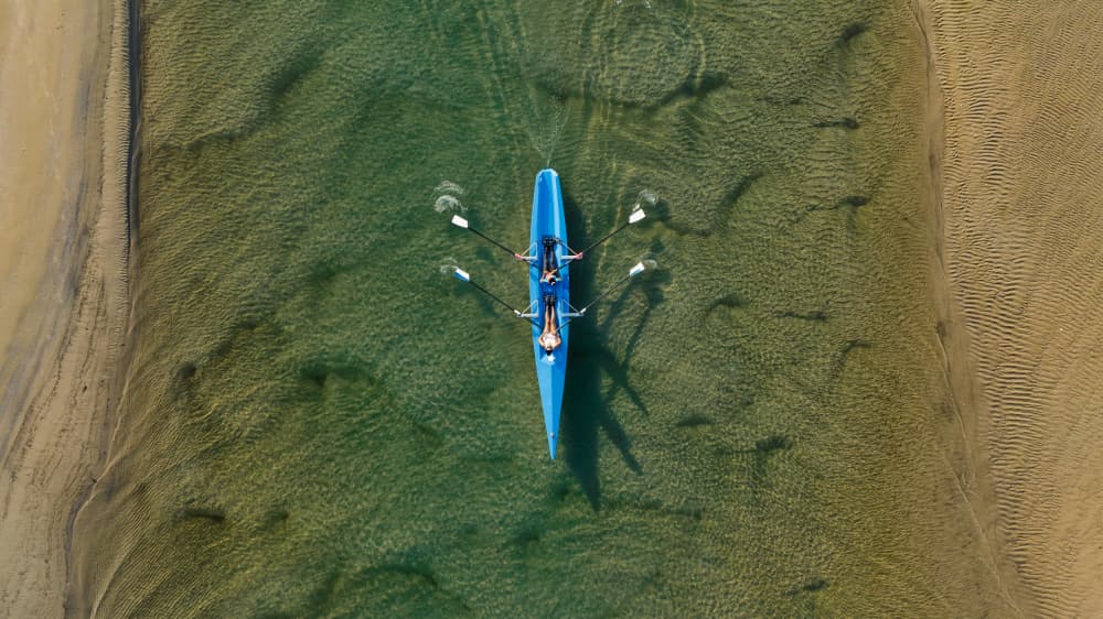 Paddling Clear Waters by Ido Meirovich — canvas wall art