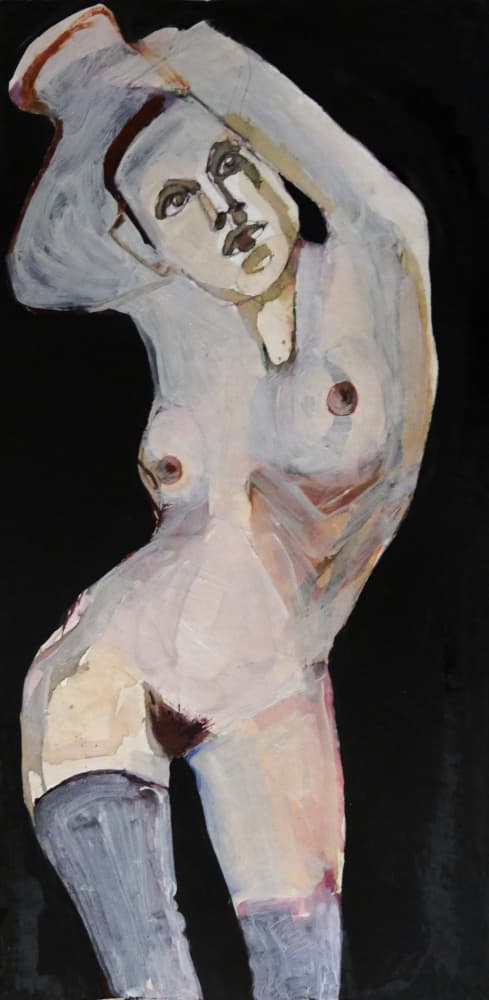 Sensual Nude Figure by Doris Schmitz — canvas wall art