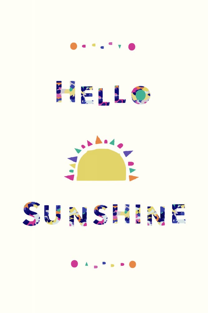 Hello Sunshine Bright Sun by Danushka Abeygoda — canvas wall art