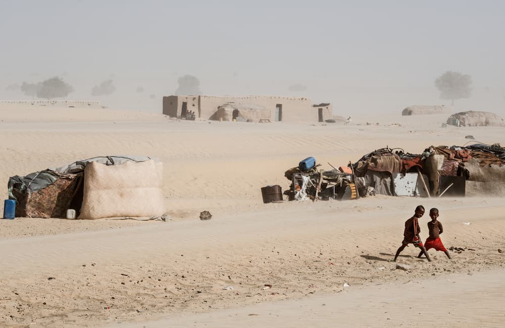 Children Of The Dusty Desert by Joxe Inazio Kuesta Garmendia — canvas wall art