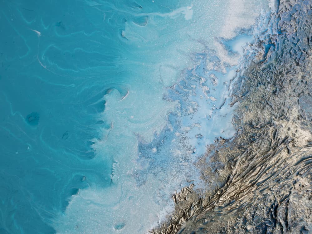 Ocean Calm by Petra Meikle de Vlas — canvas wall art