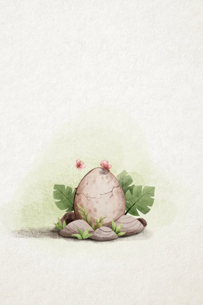 Dinosaur Egg Hatching by Xuan Thai — canvas wall art