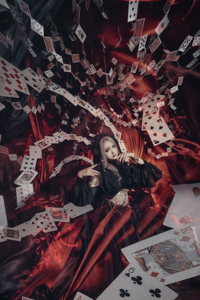 Dark Fantasy Card Queen by KOIKI — canvas wall art