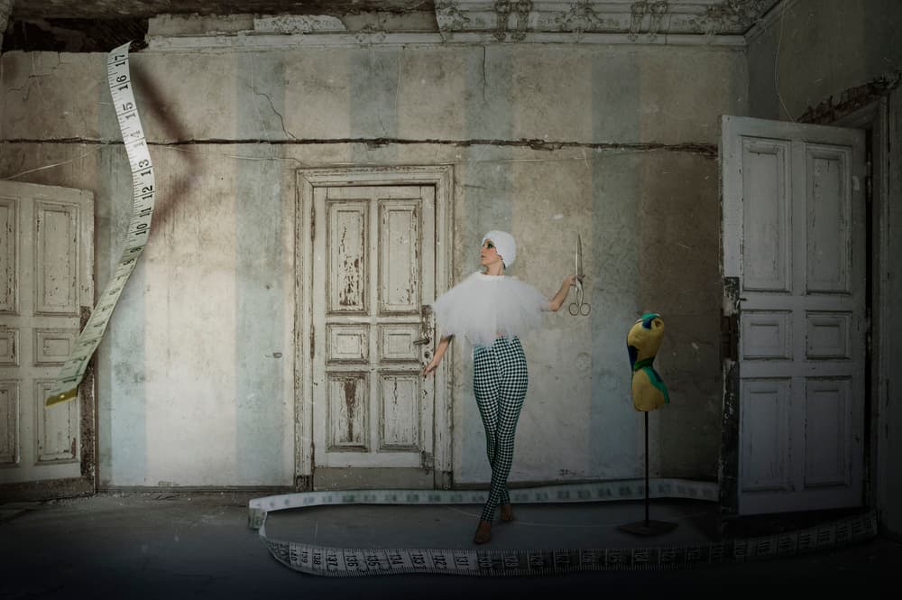 Conceptual Fashion Tailor by Christine von Diepenbroek — canvas wall art