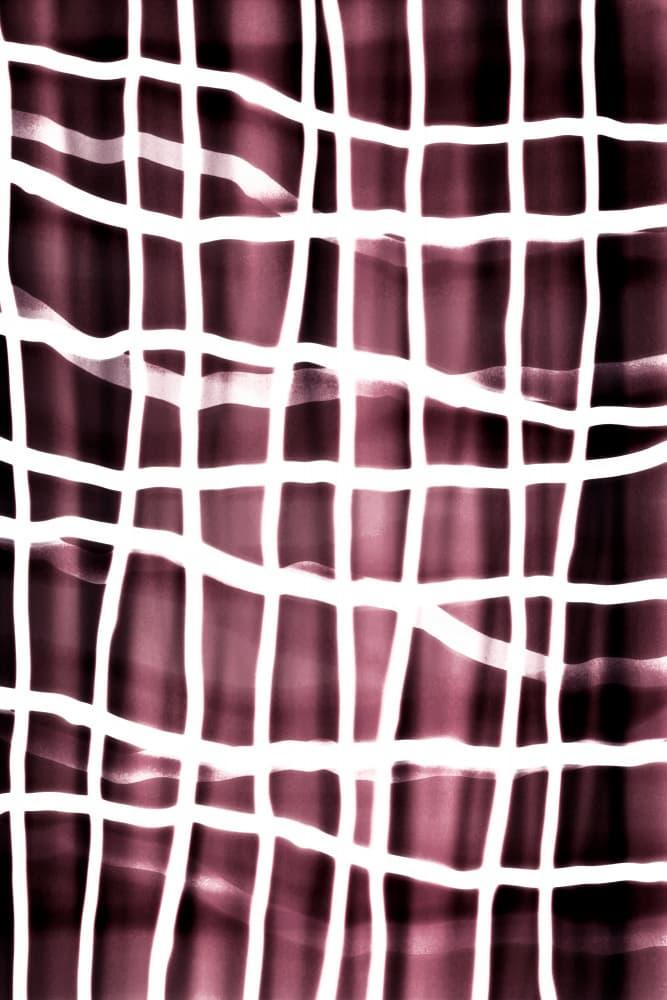 Soft Burgundy Grid by Christina Sillen — canvas wall art