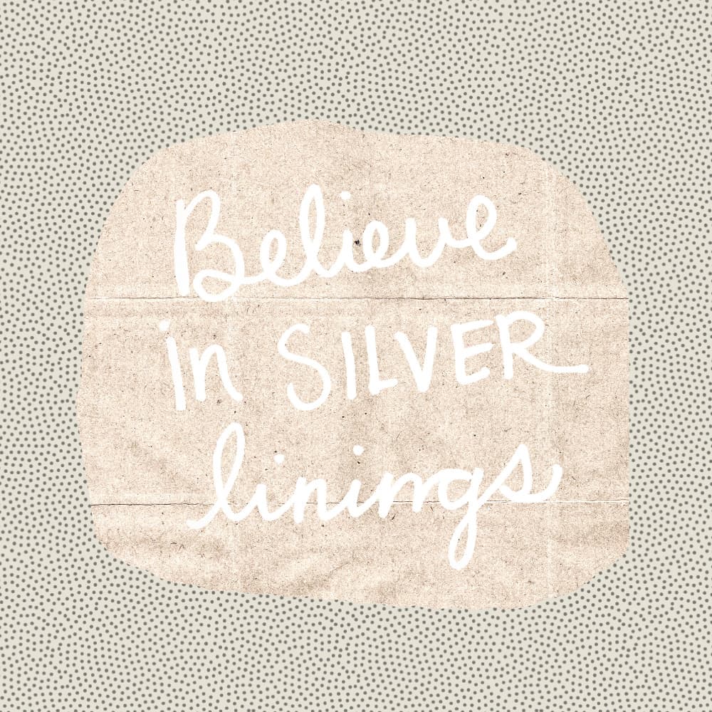 Inspirational Silver Linings by Gemma Bardot — canvas wall art