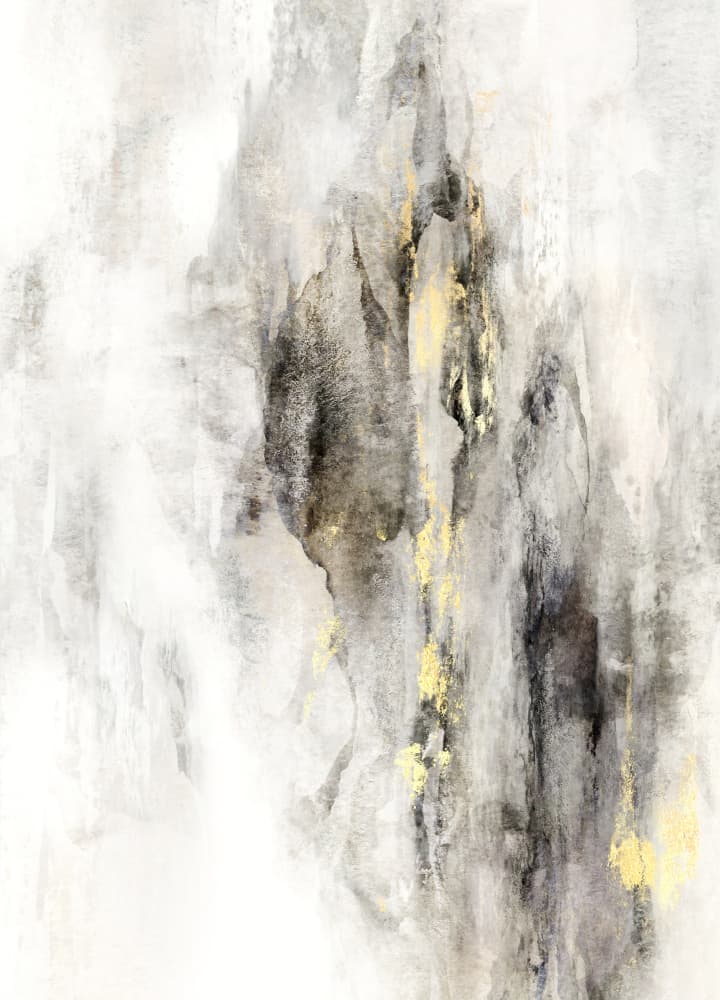Abstract Gold Veins by Gemma Bardot — canvas wall art