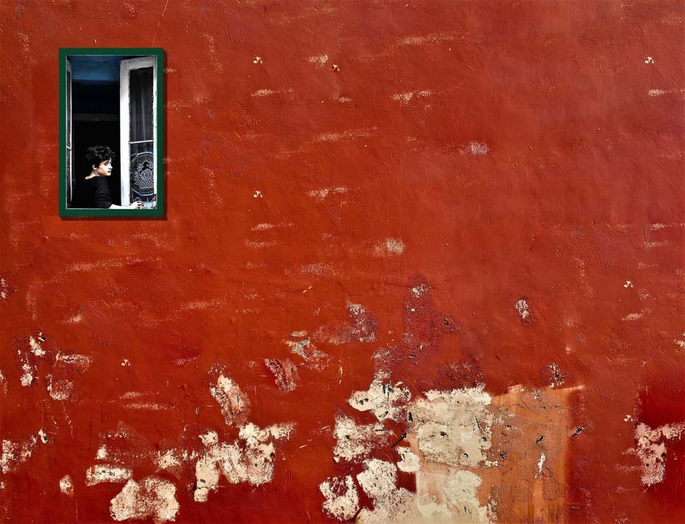 Woman Looking Out by Arnon Orbach — canvas wall art