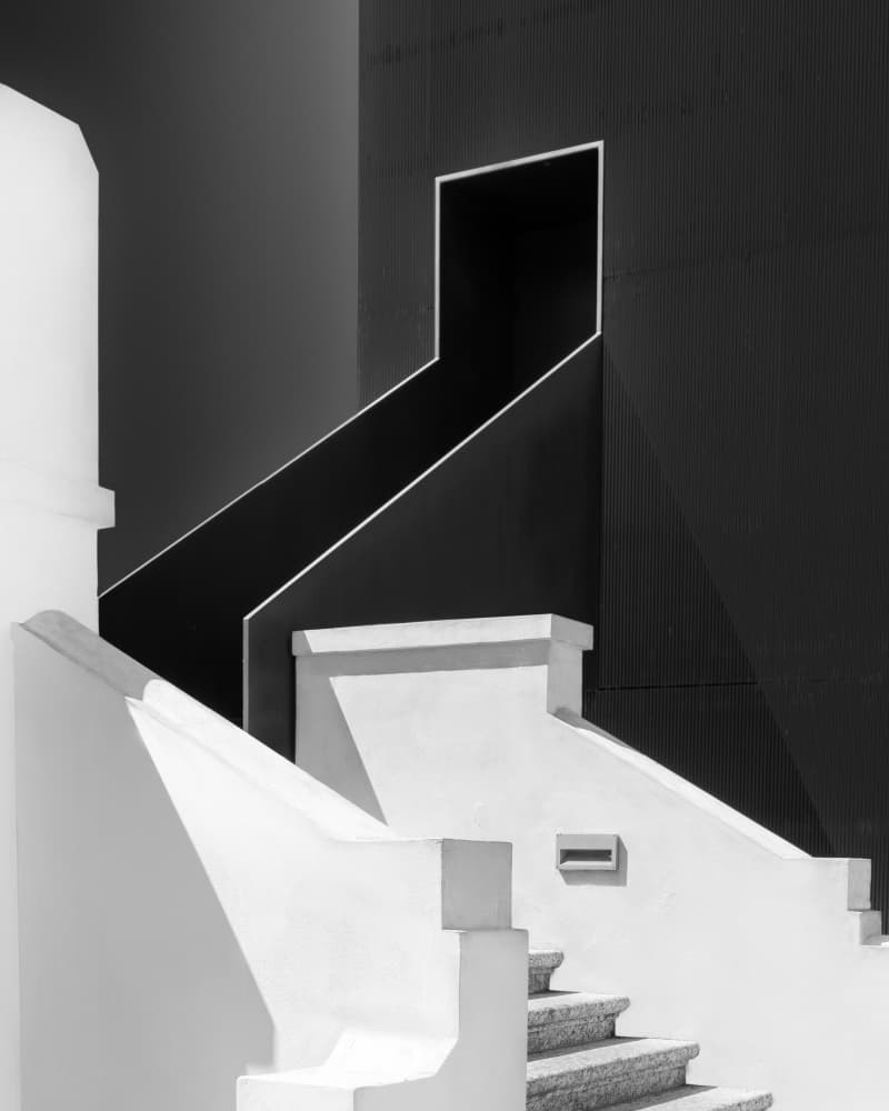 Modern Geometry Architecture by Olavo Azevedo — canvas wall art