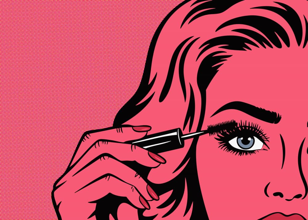 Pop Art Mascara by Andreas Magnusson — canvas wall art
