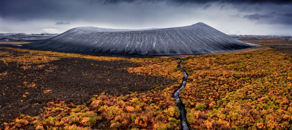 Autumn Volcanic River by Luigi Ruoppolo — canvas wall art