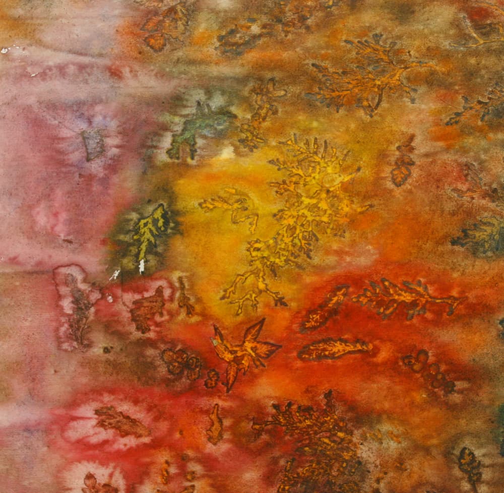 Golden Autumn Abstract by Georgi Kostov — canvas wall art