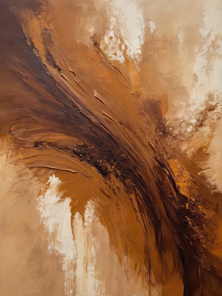 Abstract Earth Flow by Alpenglow Workshop — canvas wall art