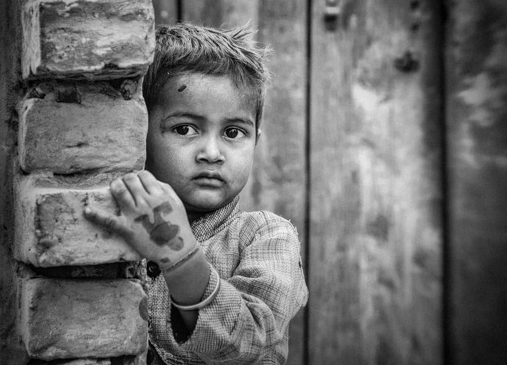 Innocent Child's Gaze by ADIREK M — canvas wall art