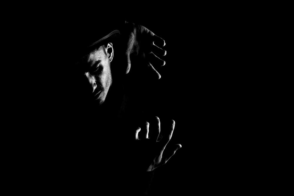Mysterious Man Hands by Paulo Medeiros — canvas wall art