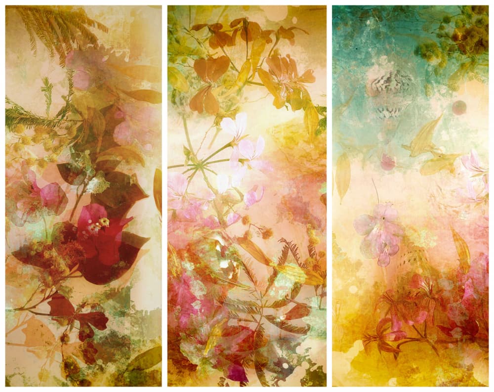 Dreamy Floral Garden by Saskia Dingemans — canvas wall art