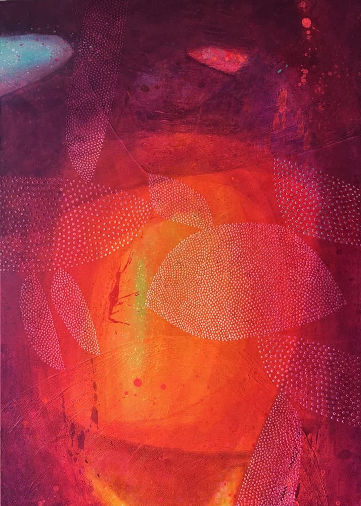 Vibrant Organic Glow by SAN STARLING — canvas wall art