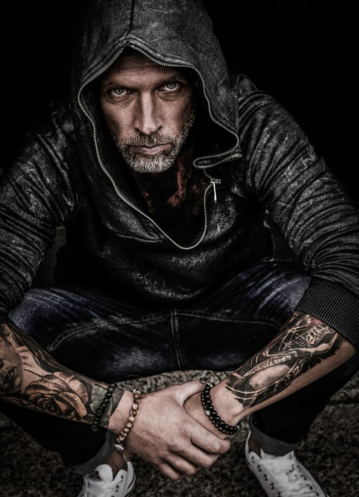 Mysterious Urban Man by gNo — canvas wall art