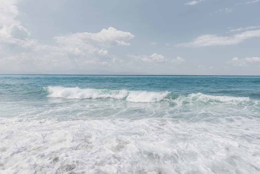 Serene Ocean Waves by Photolovers — canvas wall art