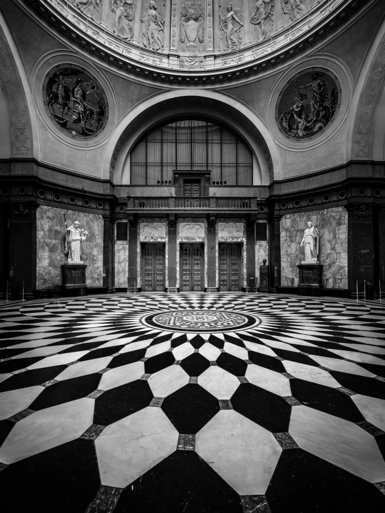 Grand Classical Hall by Eiji Yamamoto — canvas wall art