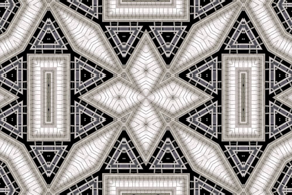 Modern Geometric Symmetry by Miro Susta — canvas wall art