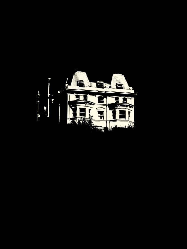 Dark Victorian Mansion by Petr Strnad — canvas wall art