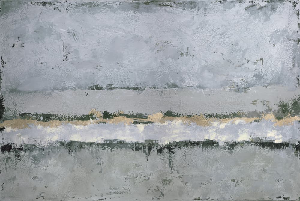 Serene Abstract Horizon by Renate Holzner — canvas wall art