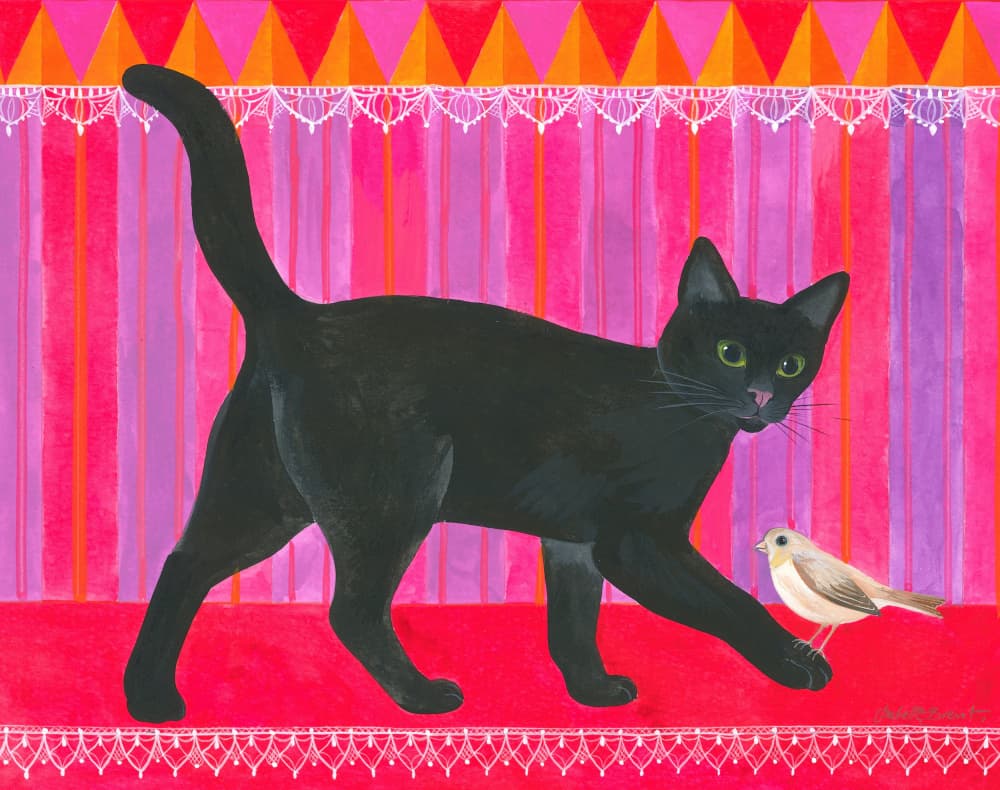 Playful Encounter by Isabelle Brent — canvas wall art