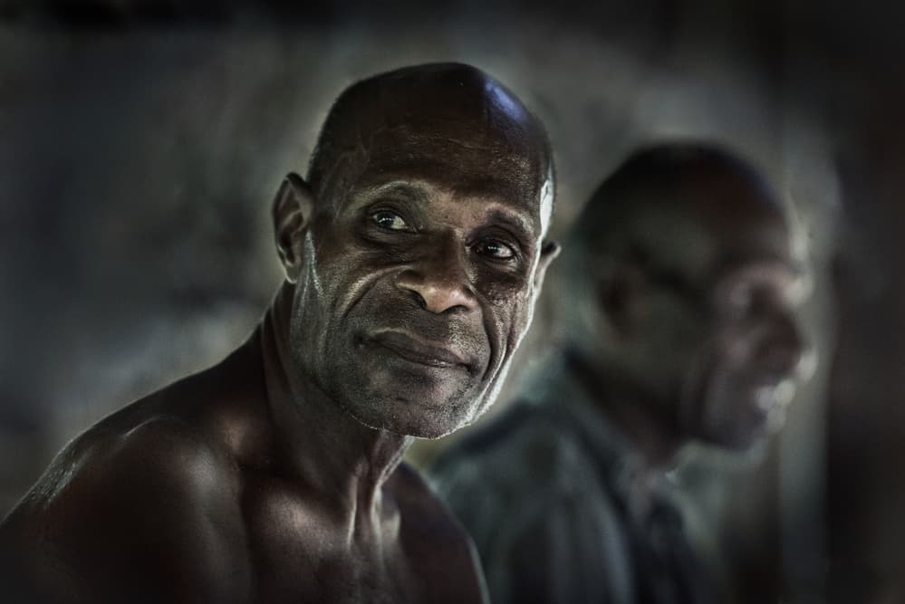 Thoughtful Tribal Man by Trevor Cole — canvas wall art